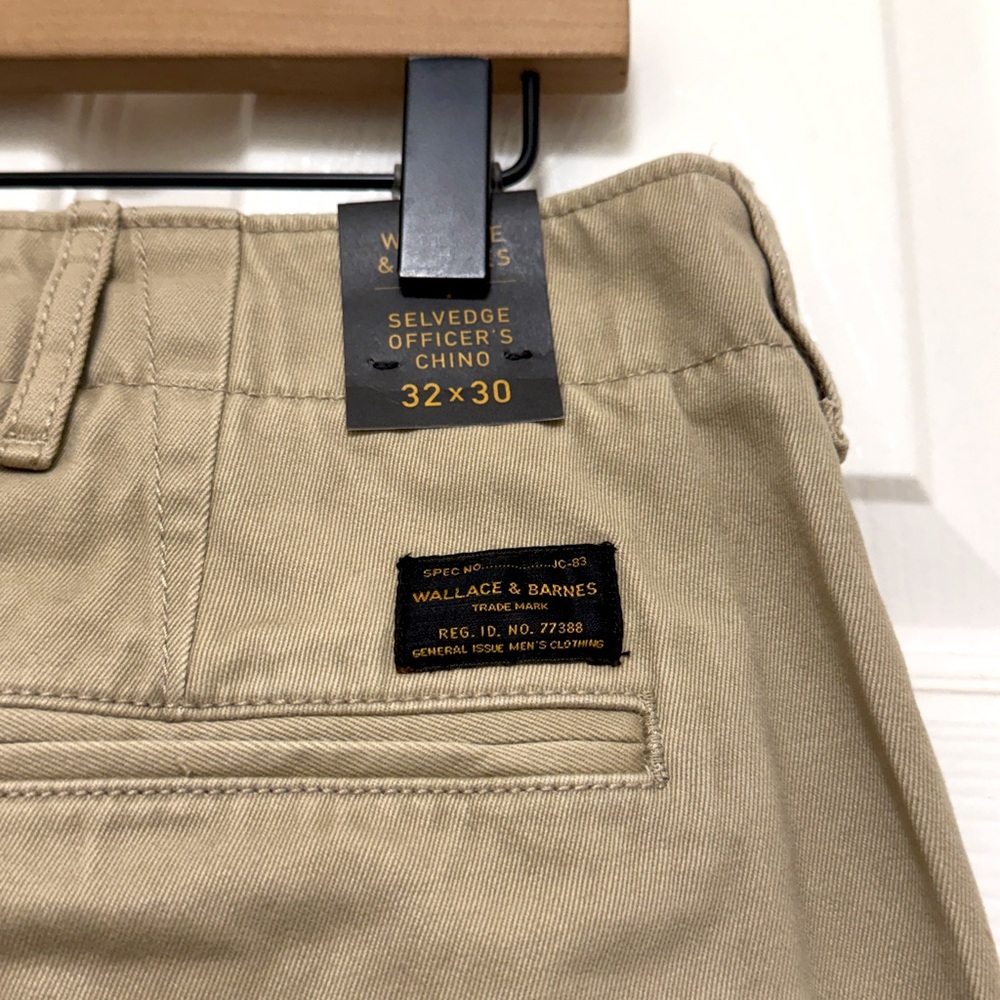 NWT J.Crew x Wallace & Barnes Selvedge Officer Chino Pant - Picture 10 of 12